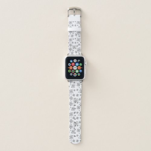 Atoms Retro Atomic Age Pattern Apple Watch Band