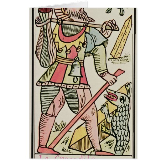Atonement, tarot card, French Cards (Front)