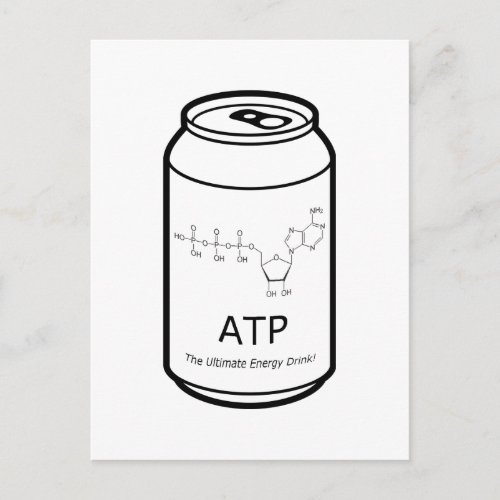 ATP Energy Drink Postcard