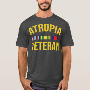 Atropia Veteran Flag Veteran Day Fathers Day Atrop T-Shirt