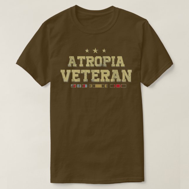 Atropia Veteran T  T-Shirt (Design Front)