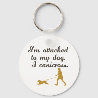 Attached to My Dog Keychain