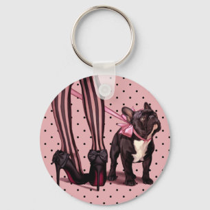 Attached to my French Bouledogue Keychain