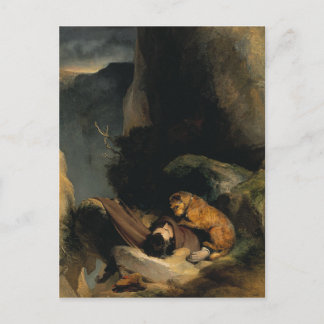 Attachment by Edwin Henry Landseer Postcard