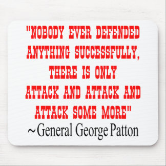 Attack Attack Attack Gen George Patton Mouse Pad