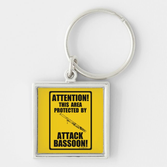 Attack Bassoon Keychain (Front)