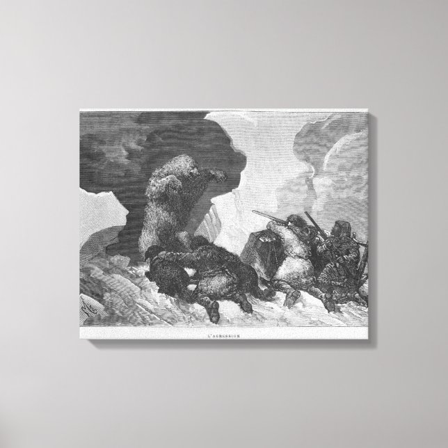Attack Canvas Print (Front)