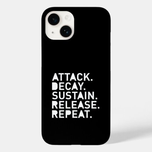 Attack Decay Sustain Release Repeat Case_Mate iPhone 14 Case