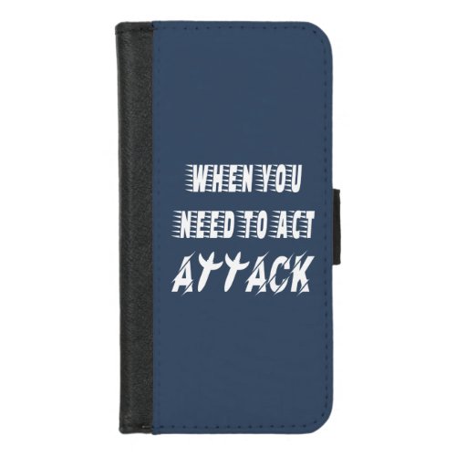 Attack iPhone 87 Wallet Case