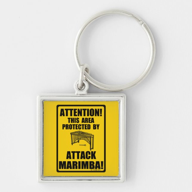 Attack Marimba Keychain (Front)