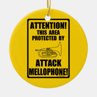 Attack Mellophone Ceramic Ornament
