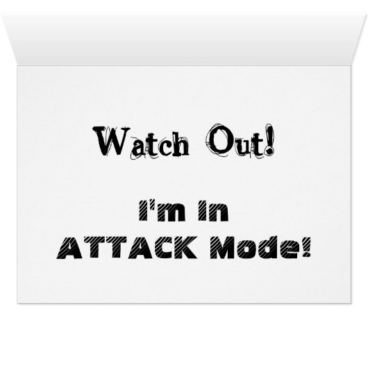 Attack Mode Cat Cards (Inside Horizontal (Bottom))
