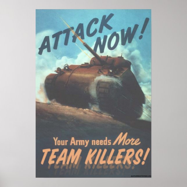 Attack now! poster (Front)