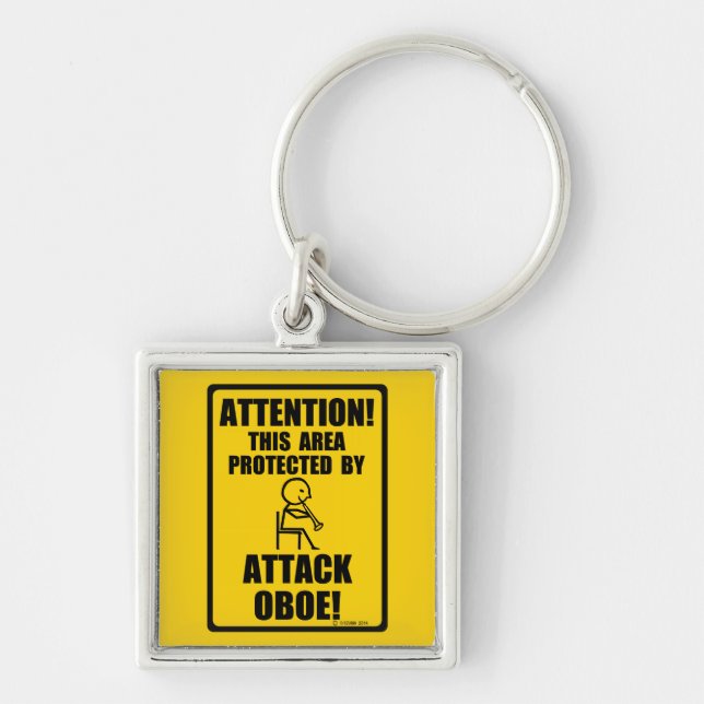Attack Oboe Keychain (Front)