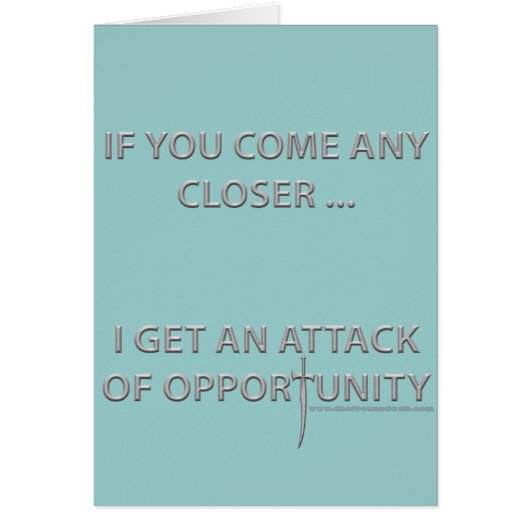 Attack of Opportunity (Front)