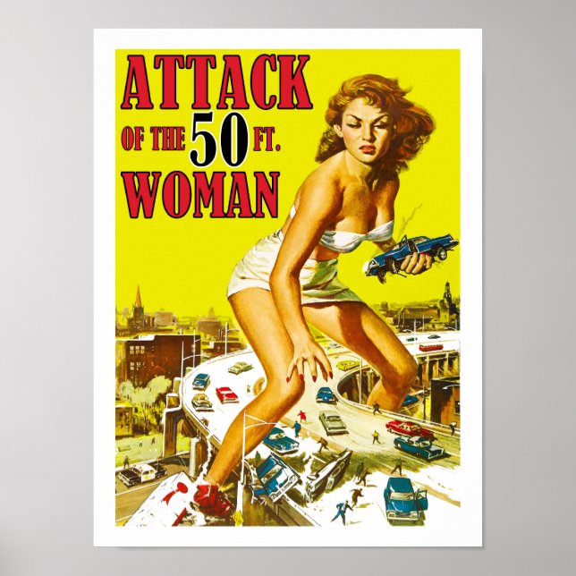 Attack of the 50 Foot Woman Poster (Front)
