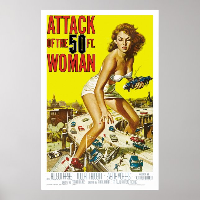 Attack of the 50ft Woman Poster (Front)