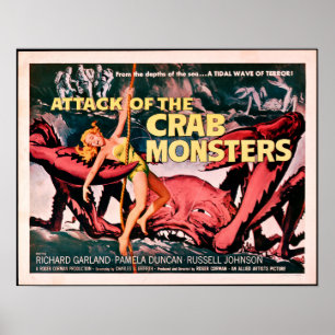 Attack of the Crab Monsters 1957 Horror Movie Poster