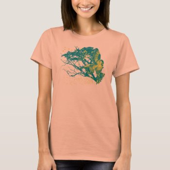 Attack Of The Gold Finch T-shirt by brev87 at Zazzle