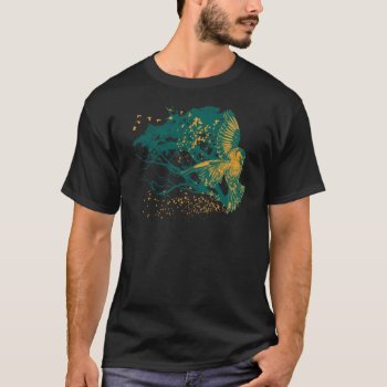 Attack Of The Goldfinch T-shirt by brev87 at Zazzle