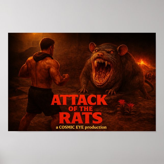 Attack of the Rats — Official Movie Poster  (Front)
