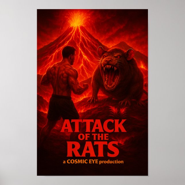 Attack of the Rats Poster (Front)