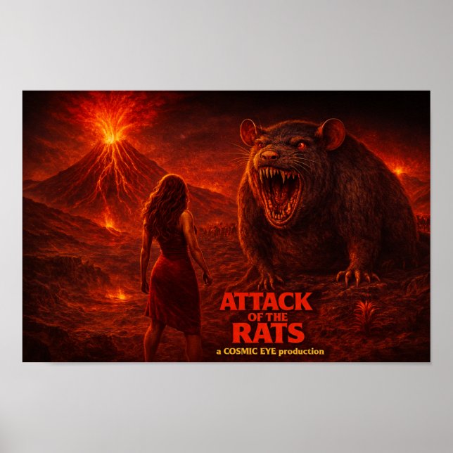 Attack of the Rats Poster (Front)