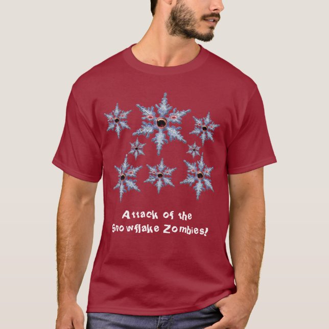 Attack of the Snowflake Zombies t-... - Customized T-Shirt (Front)