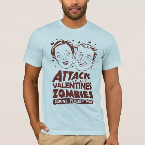 Attack of the Valentines Zombies T_Shirt