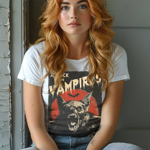 Attack of the Vampires Vintage Rockabilly T-Shirt