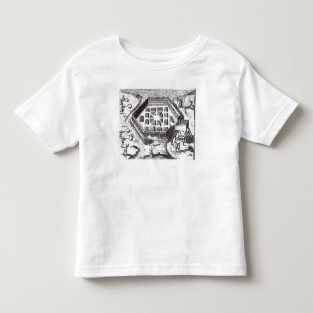 Attack on an Iroquois village Toddler T-shirt (Front)