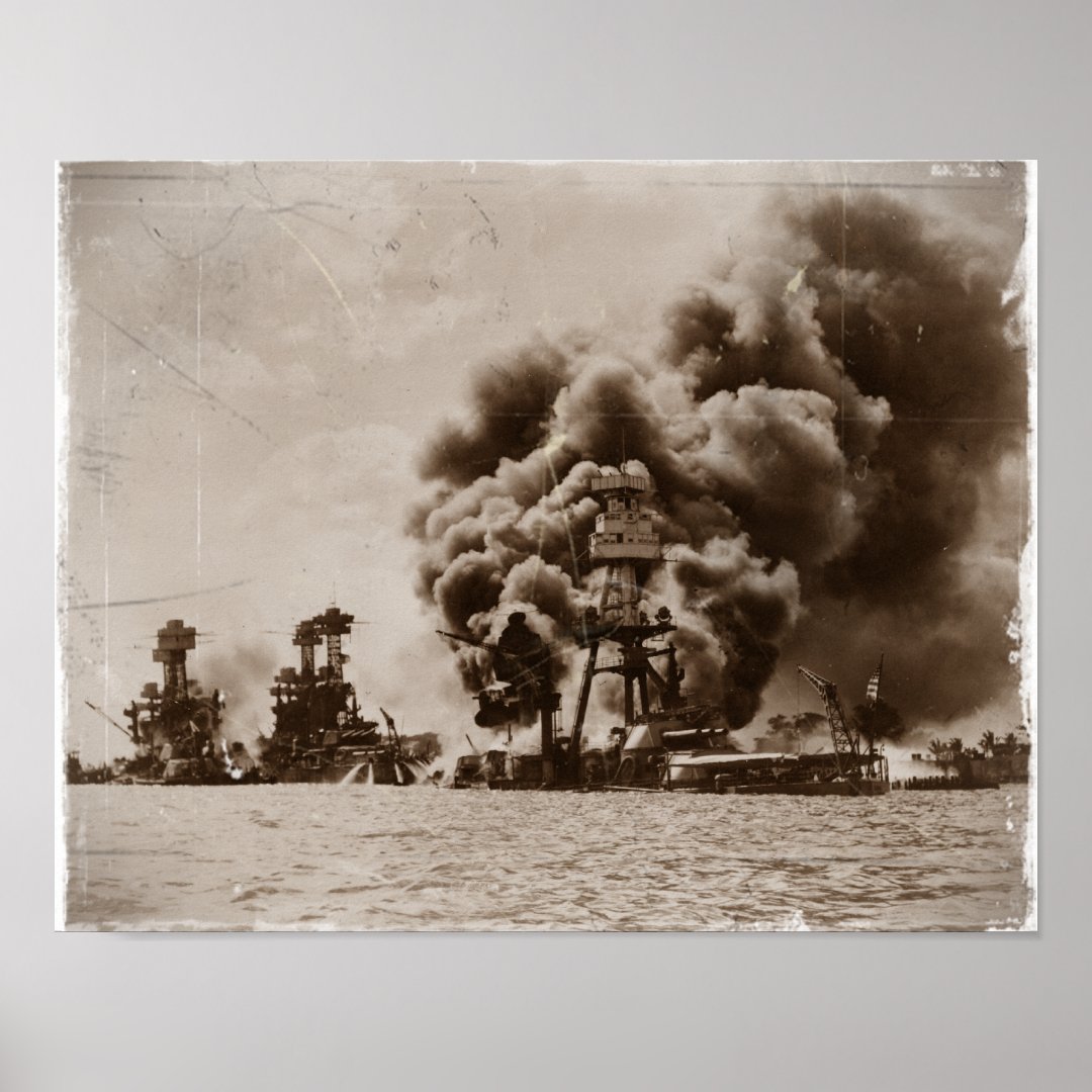 Attack on Pearl Harbor Poster | Zazzle