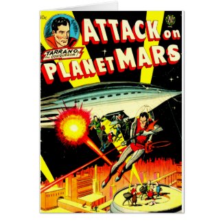Attack on Planet Mars Card