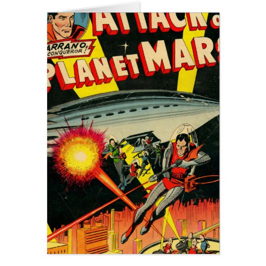 Attack on Planet Mars Cards (Front)