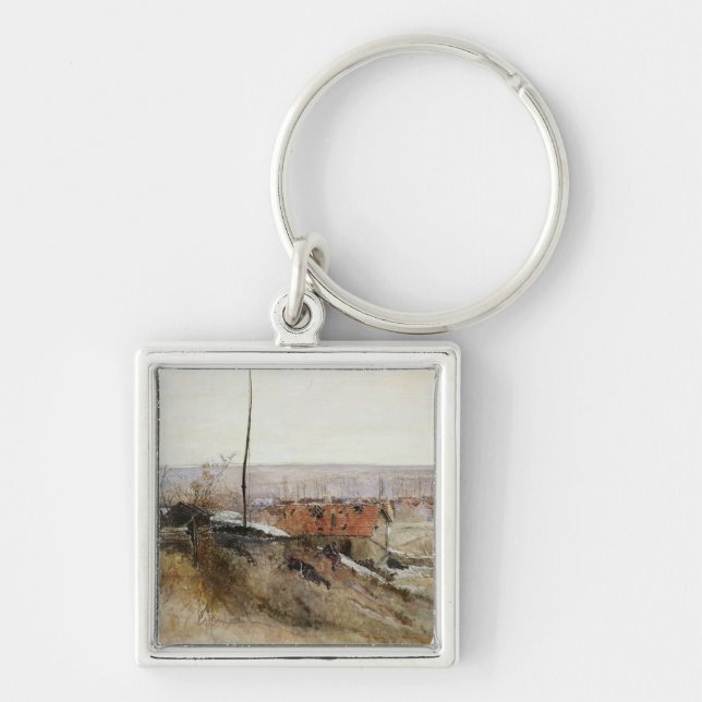 Attack on the Lime Kiln at the Champigny Keychain (Front)