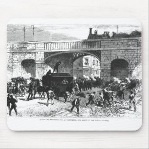Attack on the Prison Van at Manchester Mouse Pad