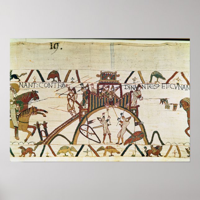 Attack on the Town of Dinan Poster (Front)