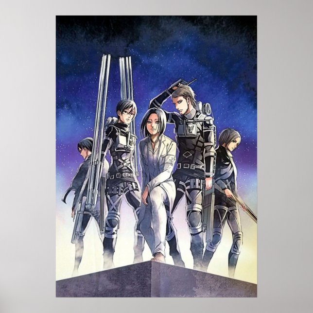 Attack on Titan Manga cover Poster (Front)