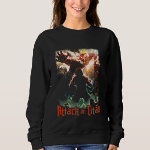Attack on Titan Season 2 Titan Attack Show Poster  Sweatshirt