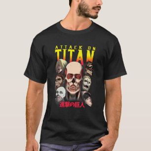 Attack On Titan Season 4 Collage Of Titans T-Shirt
