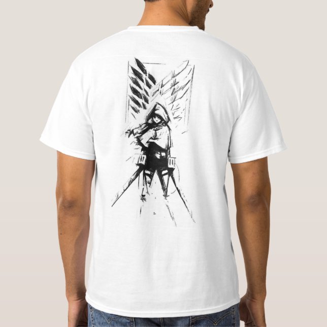 attack on titans Hoodie T-Shirt (Back)