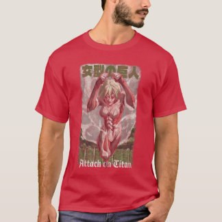Attack onitan Vintage Distressedhe Femaleitan Anim T-Shirt