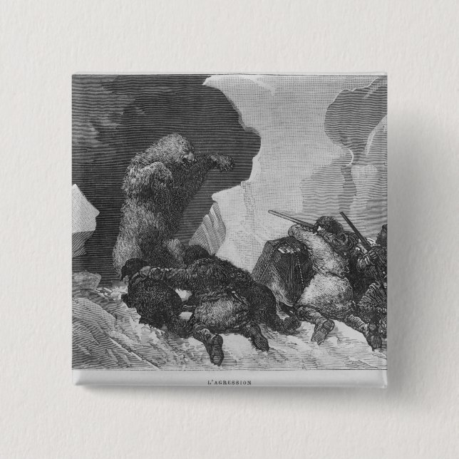 Attack Pinback Button (Front)