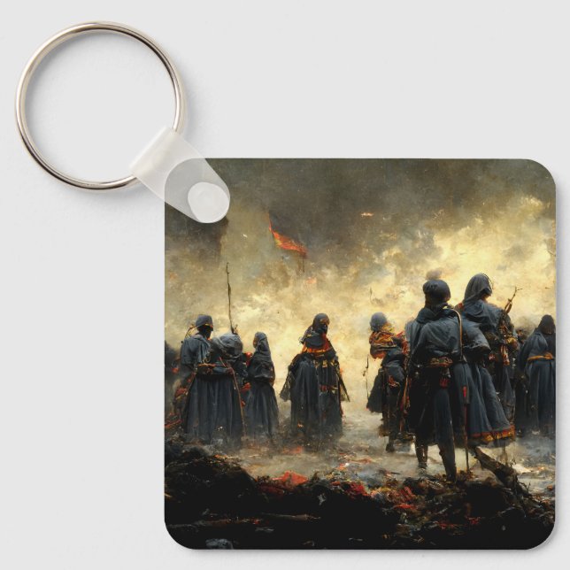 Attack the place keychain (Front)