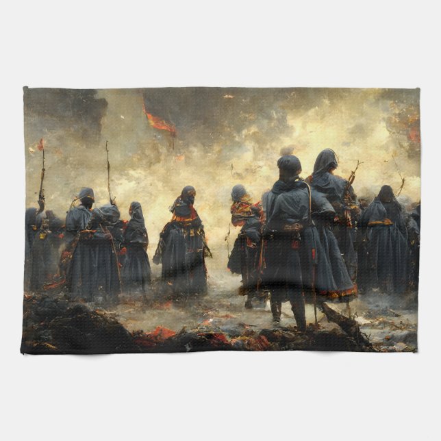 Attack the place kitchen towel (Horizontal)