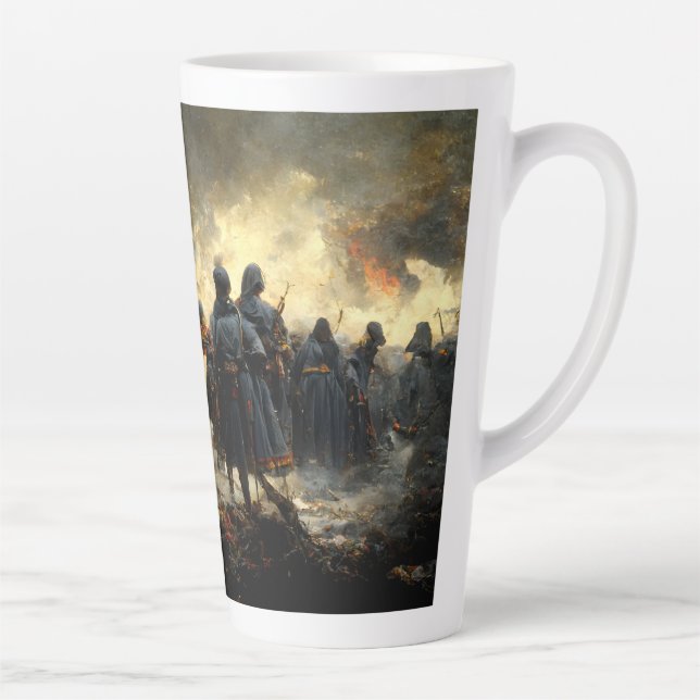 Attack the place latte mug (Right)