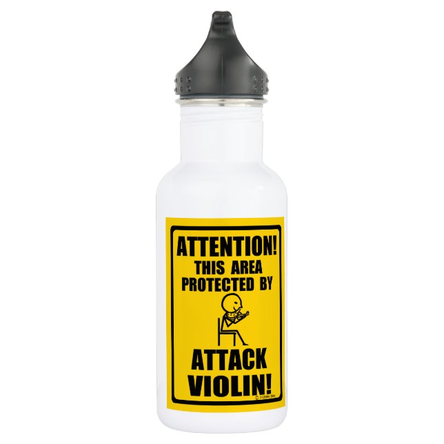 Attack Violin Stainless Steel Water Bottle (Right)