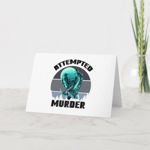 Attempted Murder Crows And Ravens True Crime Card