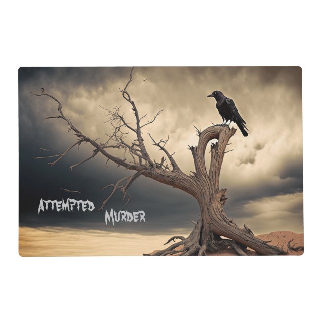 Attempted Murder  Placemat (Front)