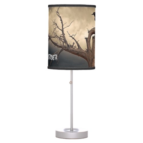 Attempted Murder  Table Lamp